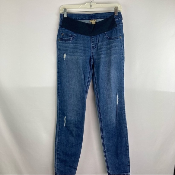 Maternity blue jeans size small - Picture 2 of 7